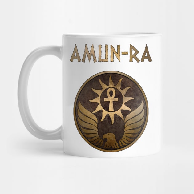 Amun-Ra Ancient Egyptian God Symbol by AgemaApparel